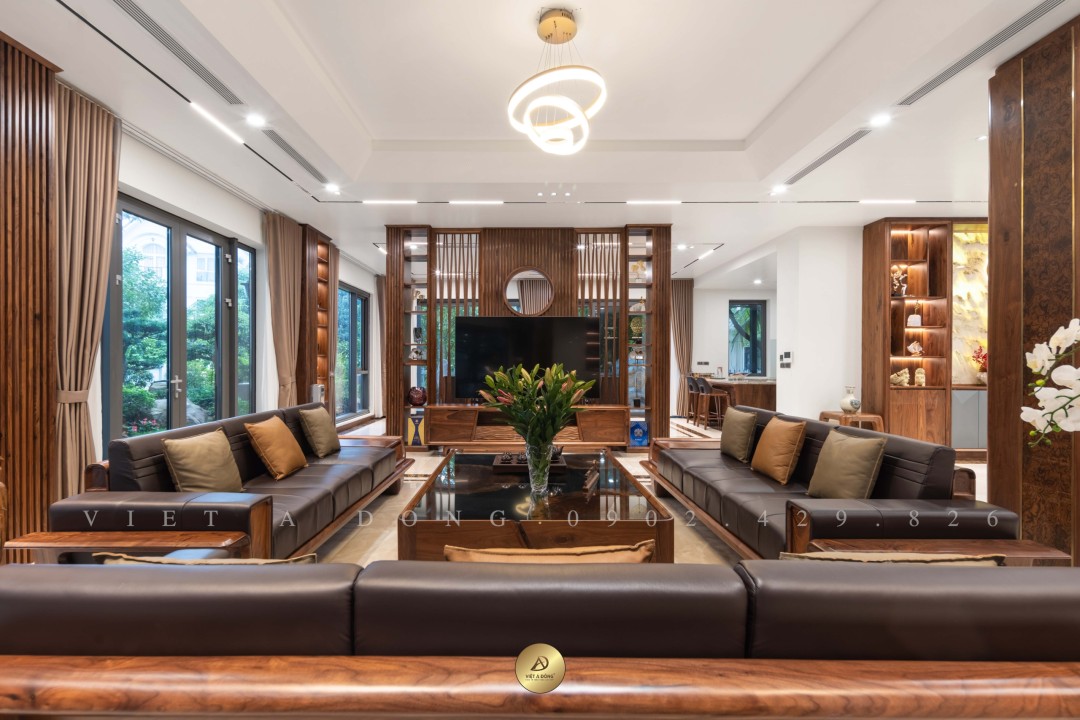 Sofa gỗ óc chó VLOTUS SF-36